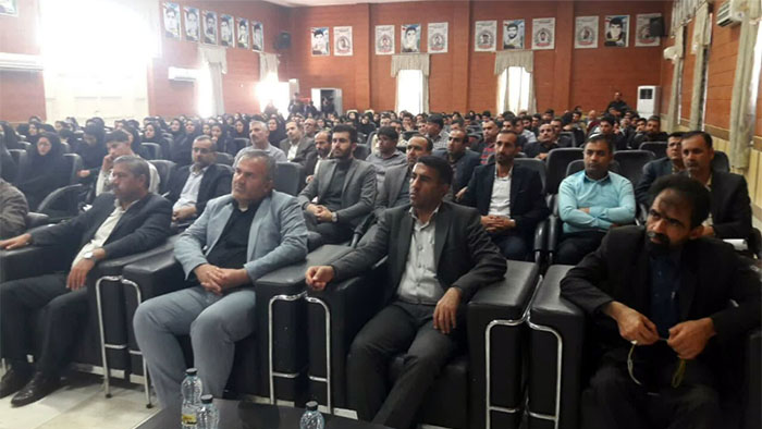 انجمن نجات خوزستان در جمع فرهنگیان باغملک