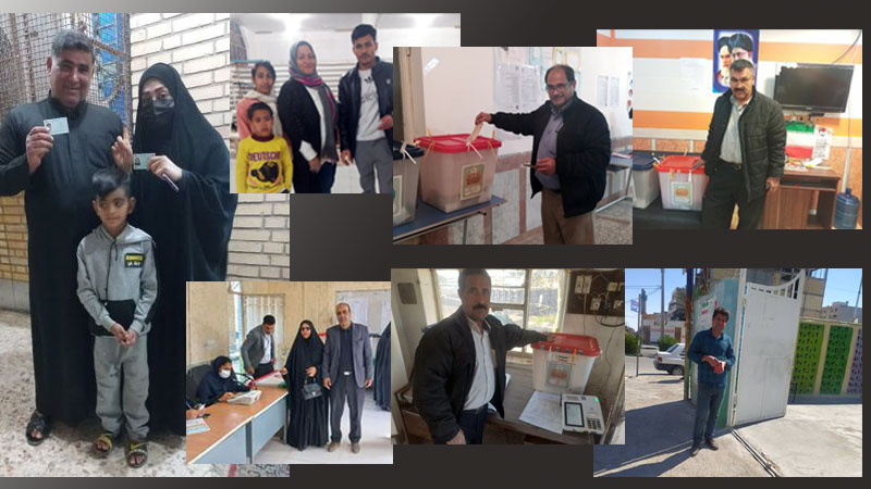 شرکت خانواده های خوزستانی در انتخابات