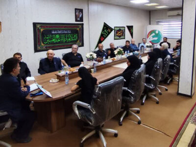 مراسم عزاداری محرم در دفتر انجمن نجات خوزستان