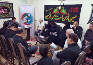 برگزاری مراسم عزاداری محرم در دفتر انجمن نجات خوزستان