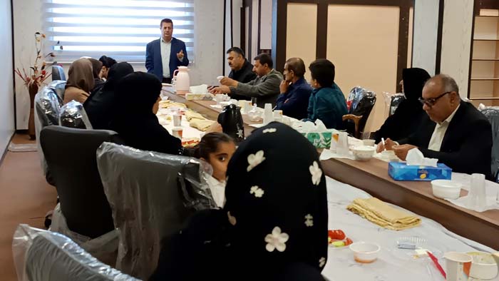 دورهمی خانواده های عضو انجمن نجات خوزستان در دفتر جدید این انجمن