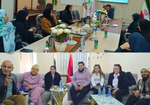 جلسه برخط اعضای کمیته بانوان انجمن نجات خوزستان و انجمن نجات آلبانی