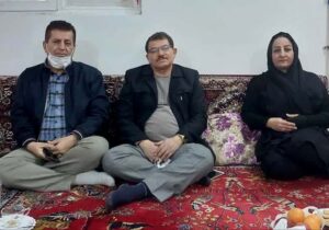 دیدار اعضای انجمن نجات خوزستان با خانواده نصار شیخ منصوری رامهرمزی