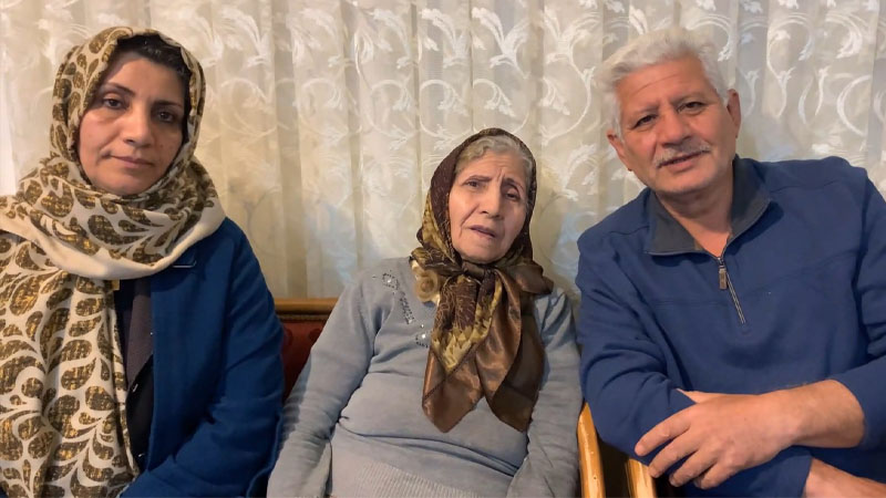 پیام اقدس رضایی برای پسرش محمد مشایخی در کمپ مجاهدین خلق