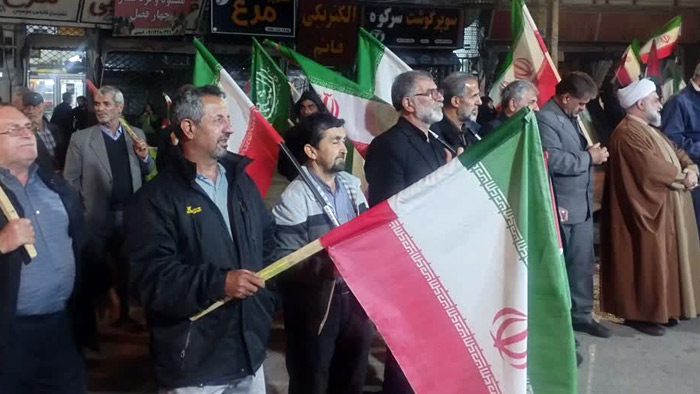 حضور در کنار مردم با تمام قدرت
