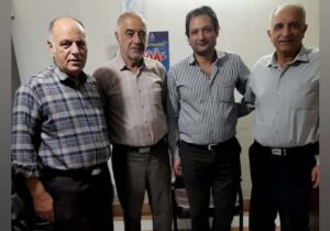 دیدار اعضای انجمن نجات مازندران با خانواده مسعود طوسی بخش