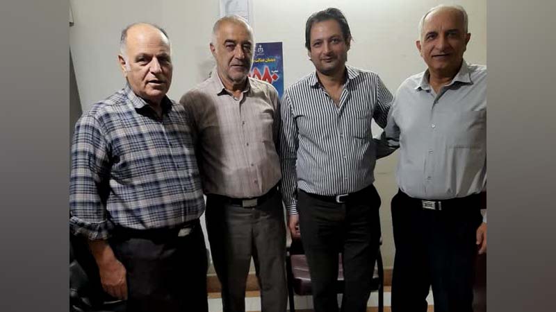 دیدار اعضای انجمن نجات مازندران با خانواده مسعود طوسی بخش