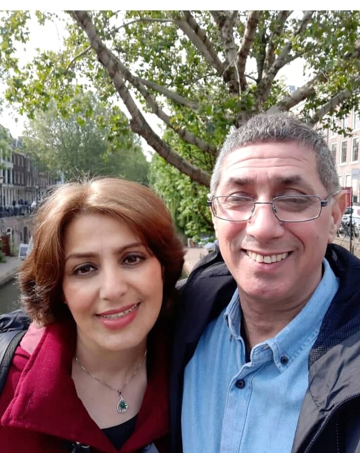 مهران کاکوان و همسرش