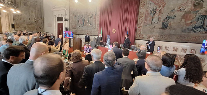 مریم رجوی در پارلمان ایتالیا