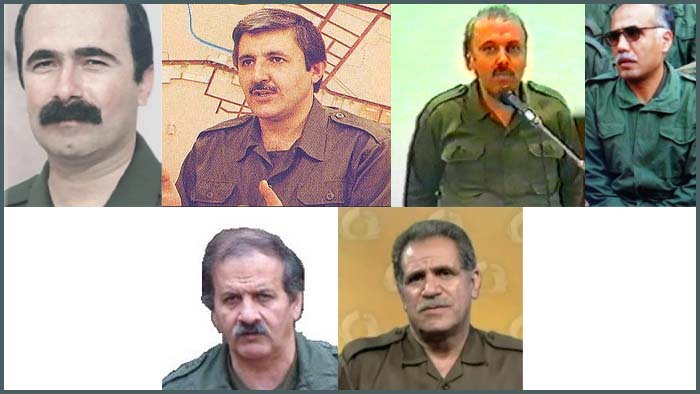 رهبران مجاهدین در عملیات فروغ جاویدان