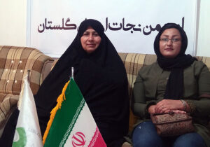 حضور خانواده رضا علی میرزائی در دفتر انجمن نجات