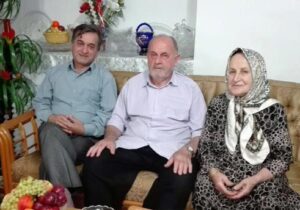 دیدار صمیمانه از خانواده دردمند و چشم انتظار عضو اسیر رجوی یوسف مبرهن