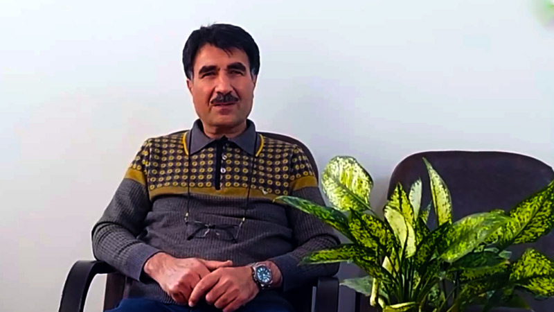 پیام علی اکبر مهابادی برای برادرش محمد مهابادی در کمپ مانز