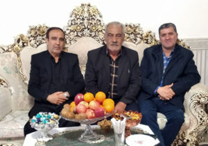 دیدار اعضای انجمن نجات زنجان با خانواده ناصر محمدی