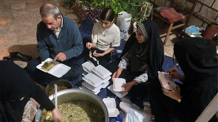 حضور علی مرادی در تجمعات مردمی