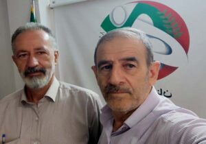 دیدار مسئول انجمن نجات سمنان با برادر ابوالفضل سعدالله