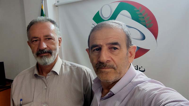 دیدار مسئول انجمن نجات سمنان با برادر ابوالفضل سعدالله