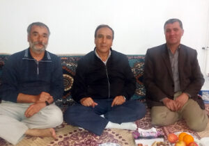 دیدار انجمن نجات زنجان با خانواده حمید و صادق مرسلی