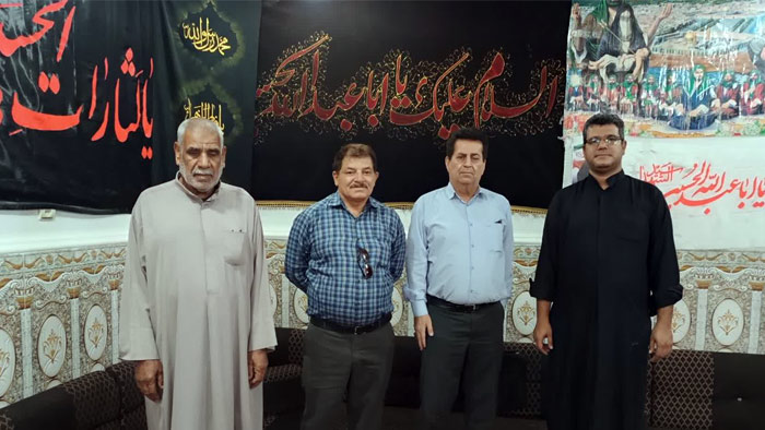 دیدار صمیمی اعضای انجمن نجات خوزستان با خانواده یونس مساعدی