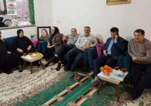 خانواده غلامعلی نریمی میزبان اعضای انجمن نجات خوزستان