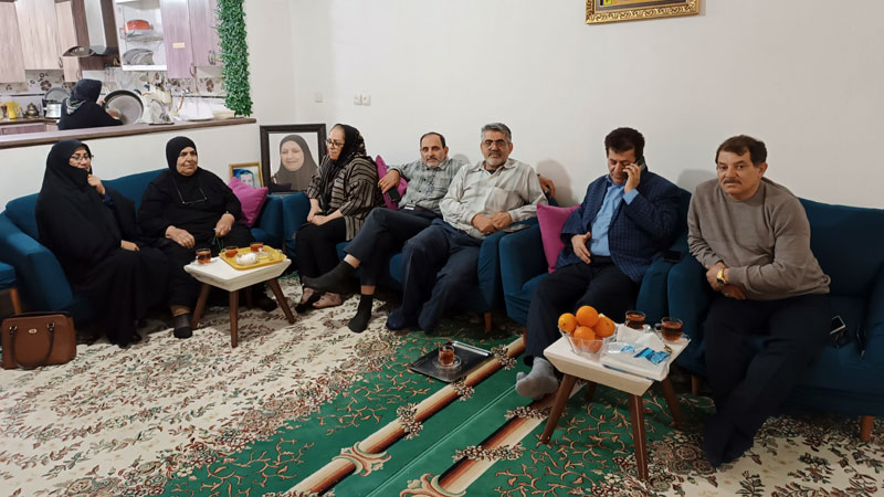خانواده غلامعلی نریمی میزبان اعضای انجمن نجات خوزستان