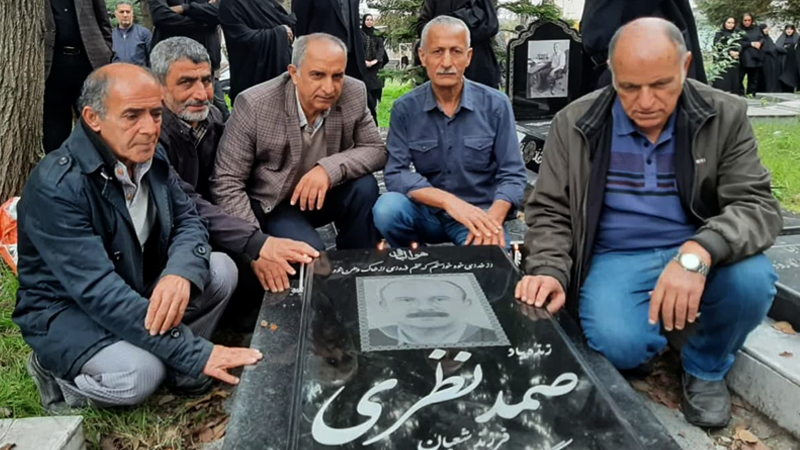 حضور اعضای انجمن نجات مازندران بر مزار یار قدیمی انجمن