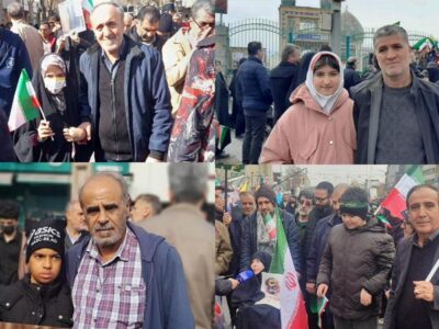 حضور اعضای انجمن نجات در مراسم سالگرد پیروزی انقلاب