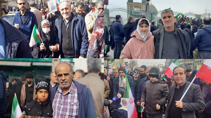 حضور اعضای انجمن نجات در مراسم سالگرد پیروزی انقلاب