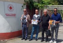 آکسیون انجمن نجات آلبانی به مناسبت روز صلیب سرخ جهانی