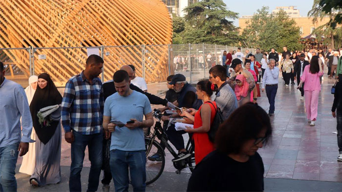 فعالیت‌های اعضای انجمن نجات آلبانی در عید قربان