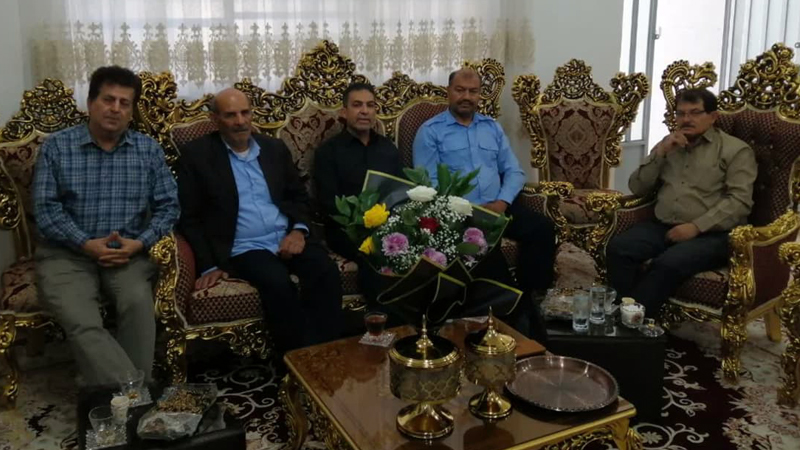 شرکت اعضای انجمن نجات خوزستان در مراسم ختم رحمان سرخیان