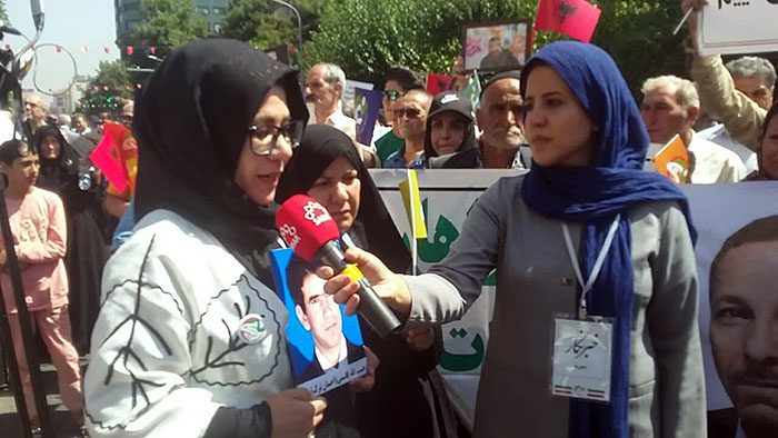 گردهمایی انجمن نجات مقابل سفارت ترکیه