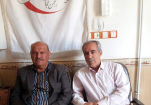 حضور آقای غلامرضا جعفری در دفتر انجمن نجات کرمانشاه