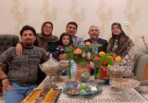 پیام عیدانه مکرم نوروزی به برادرش محمد جواد نوروزی در کمپ آلبانی