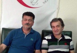 دیدار با خانواده مهدی نوروزی در دفتر انجمن نجات گیلان
