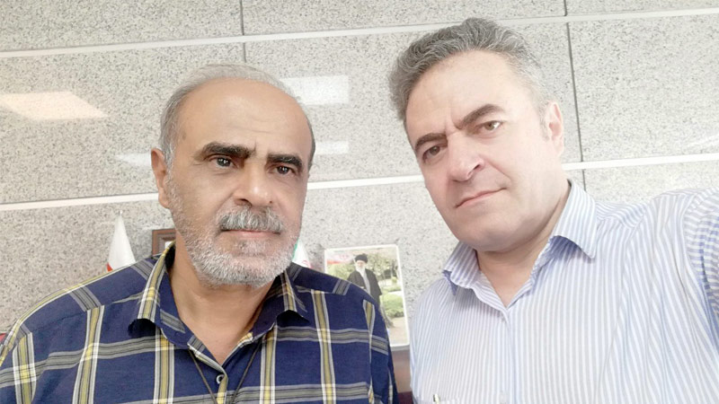 دیدار مسئول انجمن نجات اراک با برادر حمید رضا نوری