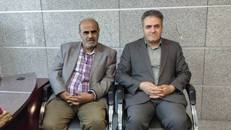 دیدار مسئول انجمن نجات اراک با برادر حمید رضا نوری