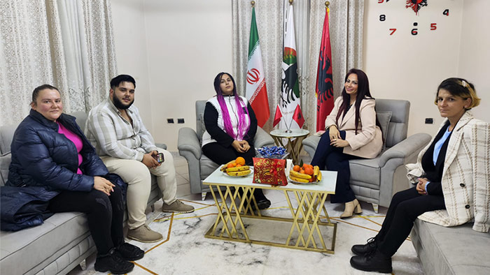 دیدار آربانا پریهانا با انجمن نجات آلبانی