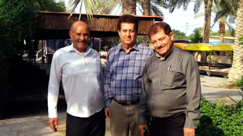 دیدار اعضای انجمن نجات خوزستان با برادر حیدر پیرزادی