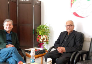 دیدار محمد رزاقی با مسئول انجمن نجات گیلان