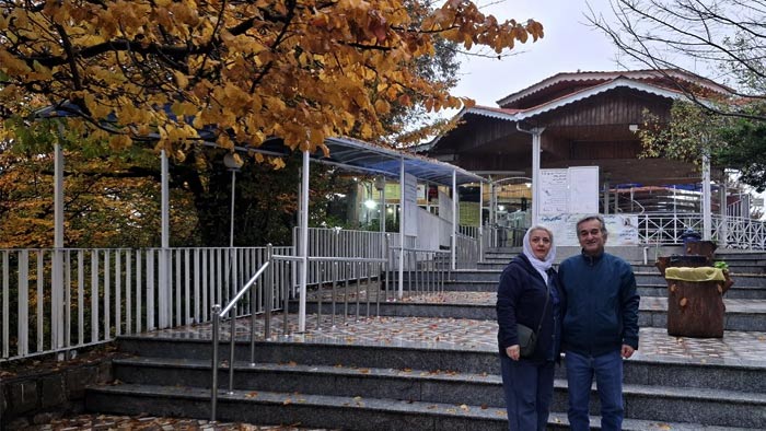 علی پور احمد و همسرش