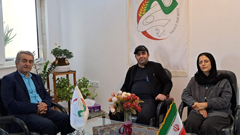 دومین دیدار خانواده هوشنگ پور ابراهیم با مسئول انجمن نجات گیلان