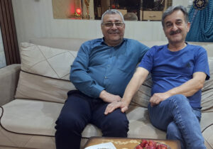 دیدار صمیمانه با خانواده اسماعیل پورحسن به ضیافت شام