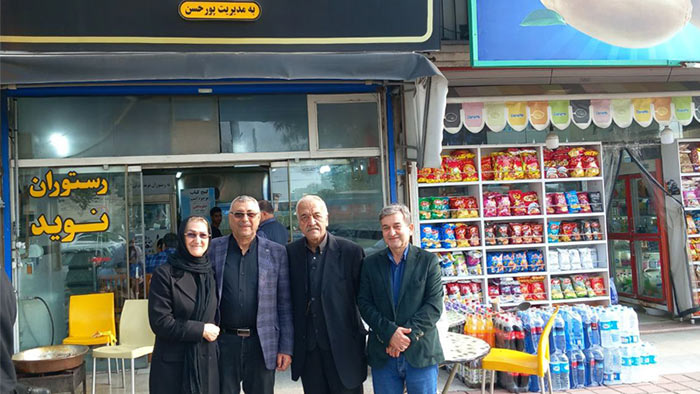 دیدار محمد رزاقی با خانواده اسماعیل پورحسن 