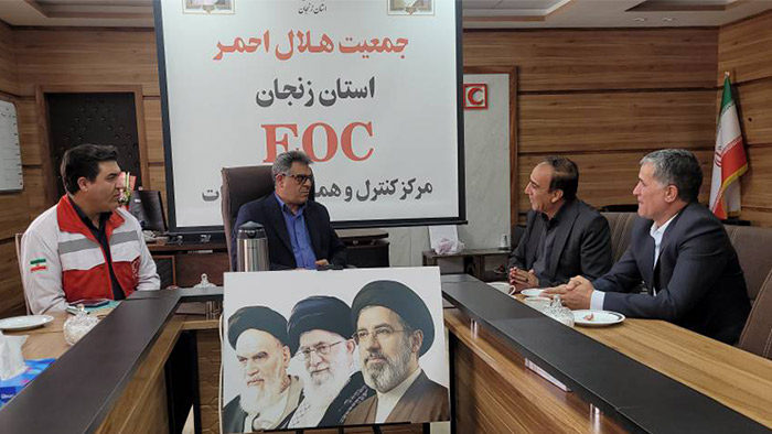 دیدار با مدیر کل جمعیت هلال احمر زنجان