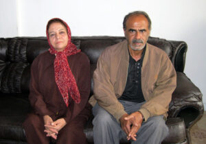 دیدار انجمن نجات با خانم حبیبی مادر پروانه ربیعی عباسی اسیر فرقه رجوی