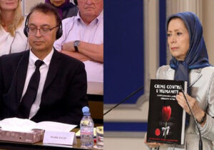 واکنش مریم سنجابی به حضور جاوید رحمان در نشست مجاهدین خلق