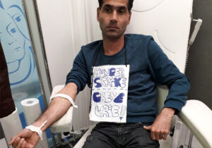 اعتصاب غذای یکی از جدا شده های فرقه رجوی در آلبانی