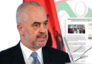 نامه انجمن نجات خوزستان به نخست وزیر آلبانی