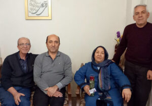 دیدار اعضای انجمن نجات با مادر سعادت به مناسبت روز مادر